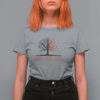 World AIDS Day Awareness Gift T Shirt For Women Faith Hope Love - Wonder Print Shop