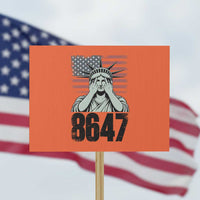 8647 Statue Of Liberty Protest Sign Political Satire Protest Poster Graphic