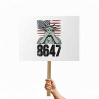 8647 Statue Of Liberty Protest Sign Political Satire Protest Poster Graphic