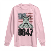 8647 Statue Of Liberty Long Sleeve Shirt Political Satire Protest Poster Graphic