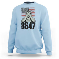 8647 Statue Of Liberty Sweatshirt Political Satire Protest Poster Graphic