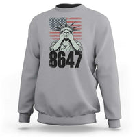 8647 Statue Of Liberty Sweatshirt Political Satire Protest Poster Graphic
