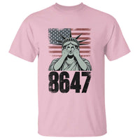 8647 Statue Of Liberty T Shirt Political Satire Protest Poster Graphic