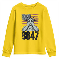 8647 Statue Of Liberty Youth Sweatshirt Political Satire Protest Poster Graphic