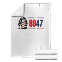 Political Activist 8647 Throw Blanket Freedom Satire Protest Graphic