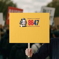 Political Activist 8647 Protest Sign Freedom Satire Protest Graphic