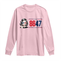Political Activist 8647 Long Sleeve Shirt Freedom Satire Protest Graphic