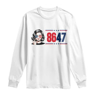 Political Activist 8647 Long Sleeve Shirt Freedom Satire Protest Graphic