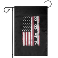 8647 Vintage US Flag Garden Flag Political Expression Apparel For Democrats