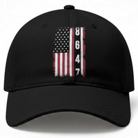 8647 Vintage US Flag Baseball Cap Political Expression Apparel For Democrats