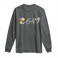 8647 Medical Professions Resist Graphic Long Sleeve Shirt Healthcare Worker Freedom