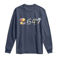 8647 Medical Professions Resist Graphic Long Sleeve Shirt Healthcare Worker Freedom