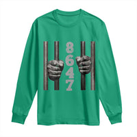 Funny 8647 Jail Long Sleeve Shirt Freedom Protest Satire Graphic Gift