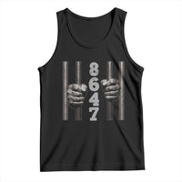 Funny 8647 Jail Tank Top Freedom Protest Satire Graphic Gift
