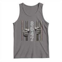 Funny 8647 Jail Tank Top Freedom Protest Satire Graphic Gift