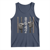 Funny 8647 Jail Tank Top Freedom Protest Satire Graphic Gift
