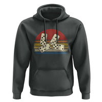 Vintage Domino Player 8647 Hoodie Board Game Subtle Protest