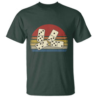 Vintage Domino Player 8647 T Shirt Board Game Subtle Protest