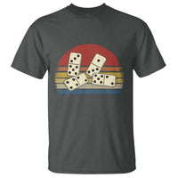 Vintage Domino Player 8647 T Shirt Board Game Subtle Protest