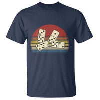 Vintage Domino Player 8647 T Shirt Board Game Subtle Protest