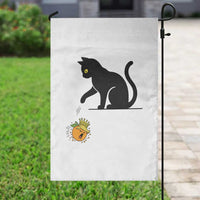 Funny No Kings Black Cat Garden Flag Rebellious Cat Lover Gift