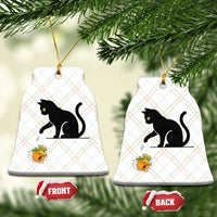 Funny No Kings Black Cat Ceramic Ornament Rebellious Cat Lover Gift