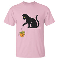 Funny No Kings Black Cat T Shirt Rebellious Cat Lover Gift