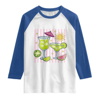 Tropical Margarita Summer Raglan Shirt Beach Vacation Graphic