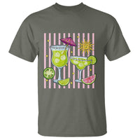 Tropical Margarita Summer T Shirt Beach Vacation Graphic