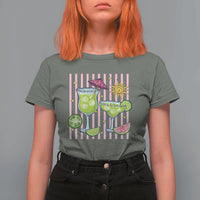 Tropical Margarita Summer T Shirt For Women Beach Vacation Graphic