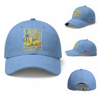 Striped Summer Lemonade Baseball Cap Preppy Brushstroke Aesthetic Graphic