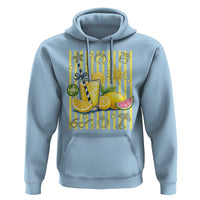 Striped Summer Lemonade Hoodie Preppy Brushstroke Aesthetic Graphic