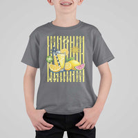 Striped Summer Lemonade T Shirt For Kid Preppy Brushstroke Aesthetic Graphic