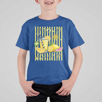 Striped Summer Lemonade T Shirt For Kid Preppy Brushstroke Aesthetic Graphic