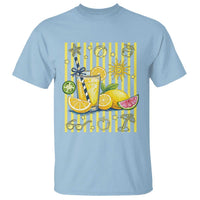 Striped Summer Lemonade T Shirt Preppy Brushstroke Aesthetic Graphic
