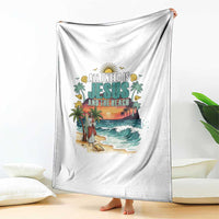All I Need Is Jesus And The Beach Throw Blanket Christian Summer Faith Graphic