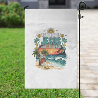 All I Need Is Jesus And The Beach Garden Flag Christian Summer Faith Graphic