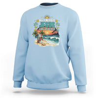 All I Need Is Jesus And The Beach Sweatshirt Christian Summer Faith Graphic