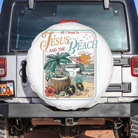 Funny Christian Beach Gift Spare Tire Cover All I Need Is Jesus And The Beach