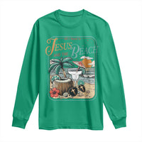 Funny Christian Beach Gift Long Sleeve Shirt All I Need Is Jesus And The Beach