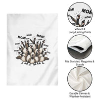 Silly Goose Mom Garden Flag Funny Parenting Chaos Motherhood