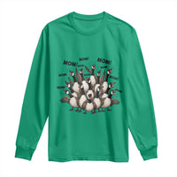 Silly Goose Mom Long Sleeve Shirt Funny Parenting Chaos Motherhood