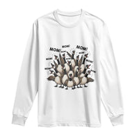 Silly Goose Mom Long Sleeve Shirt Funny Parenting Chaos Motherhood