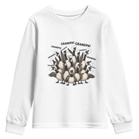 Silly Goose Grandpa Youth Sweatshirt Funny Family Chaos Grandfather