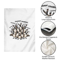 Funny Silly Goose Grandma Garden Flag Chaos Coordinator Grandma Life Graphic