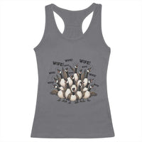 Silly Goose Wife Racerback Tank Top Funny Marriage Chaos Wifehood
