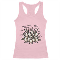 Silly Goose Wife Racerback Tank Top Funny Marriage Chaos Wifehood
