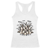 Silly Goose Wife Racerback Tank Top Funny Marriage Chaos Wifehood