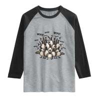 Silly Goose Wife Raglan Shirt Funny Marriage Chaos Wifehood