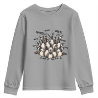 Silly Goose Wife Youth Sweatshirt Funny Marriage Chaos Wifehood